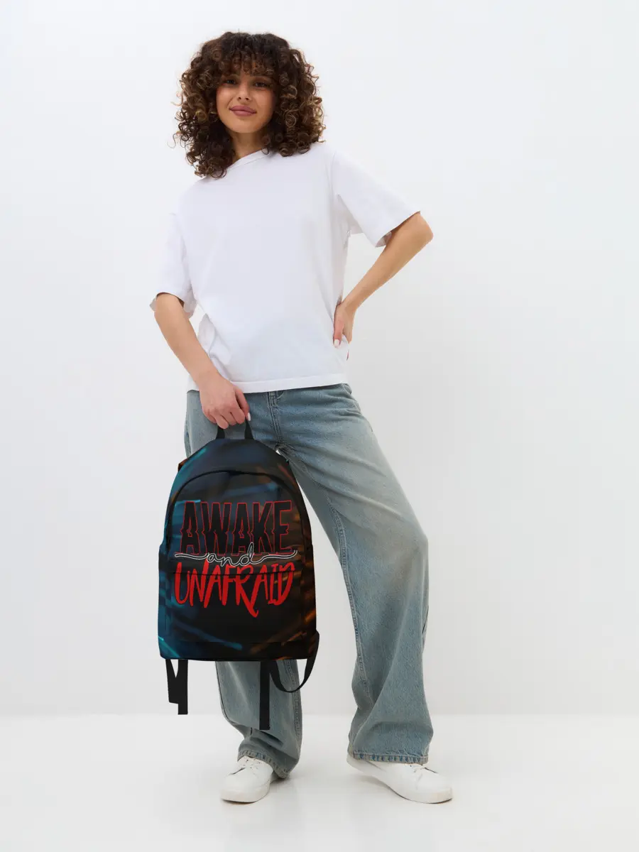 Рюкзак джинсовый / Awake unafraid