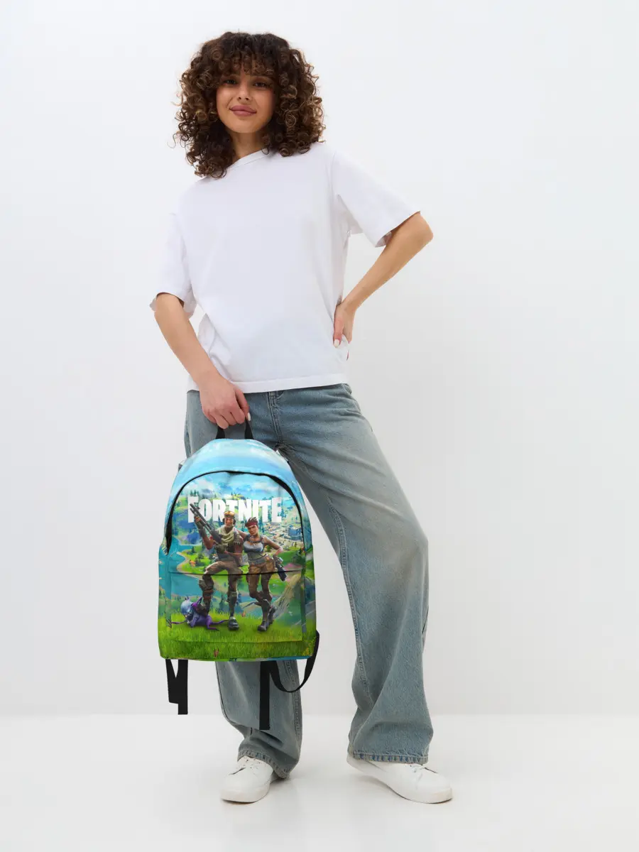 Рюкзак джинсовый / Fortnite