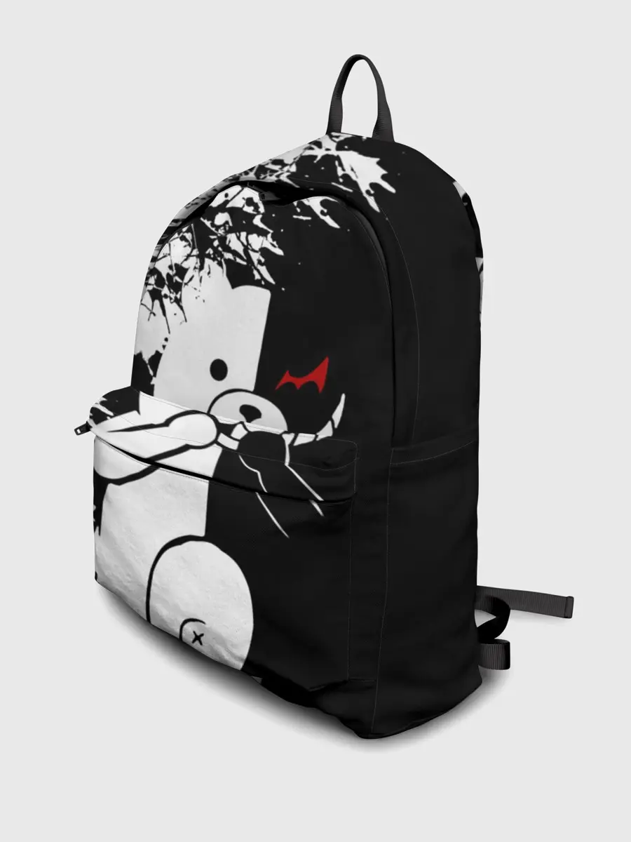 Рюкзак джинсовый / MONOKUMA держит руки