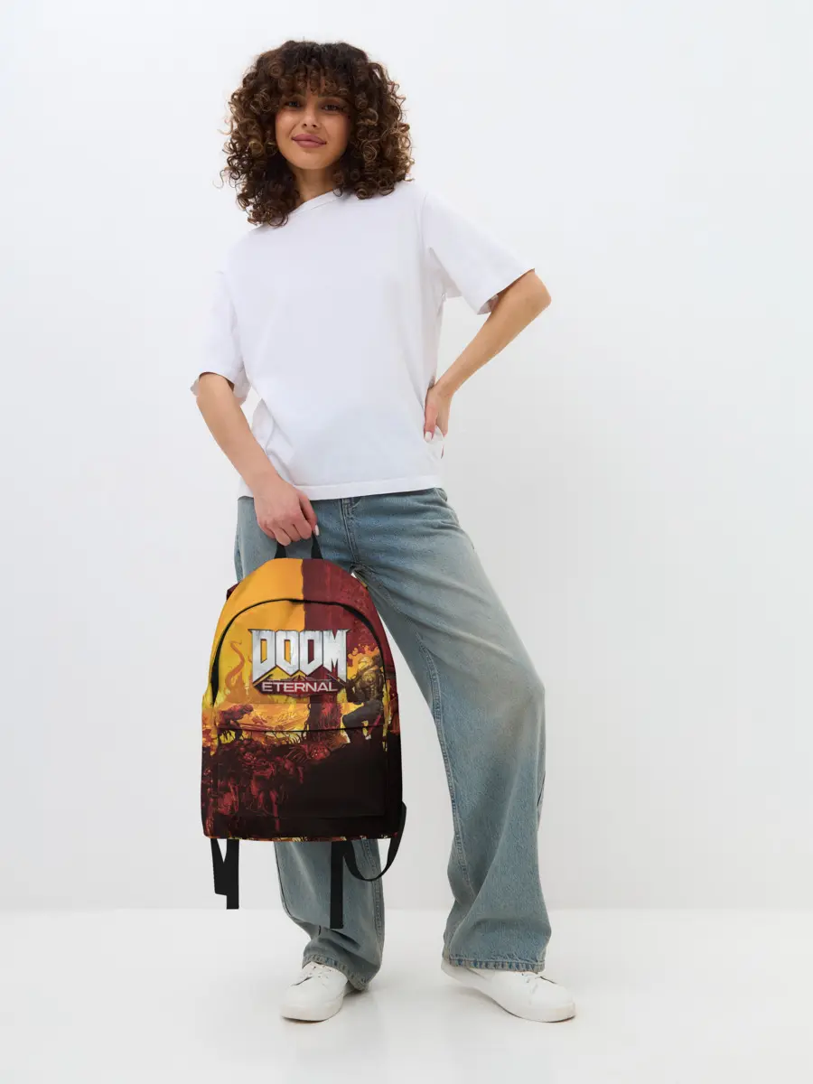 Рюкзак джинсовый / DOOM eternal 2020