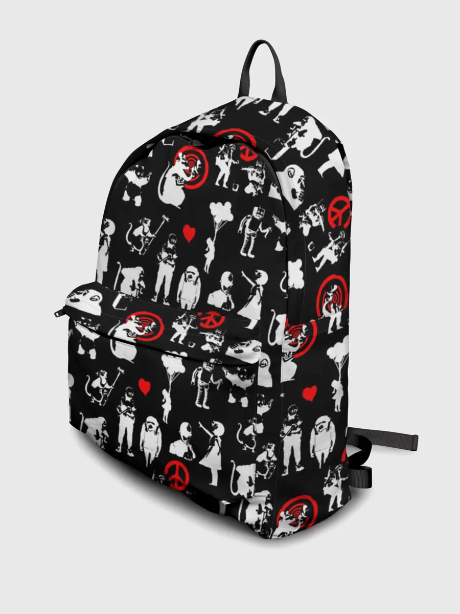 Рюкзак джинсовый / Banksy