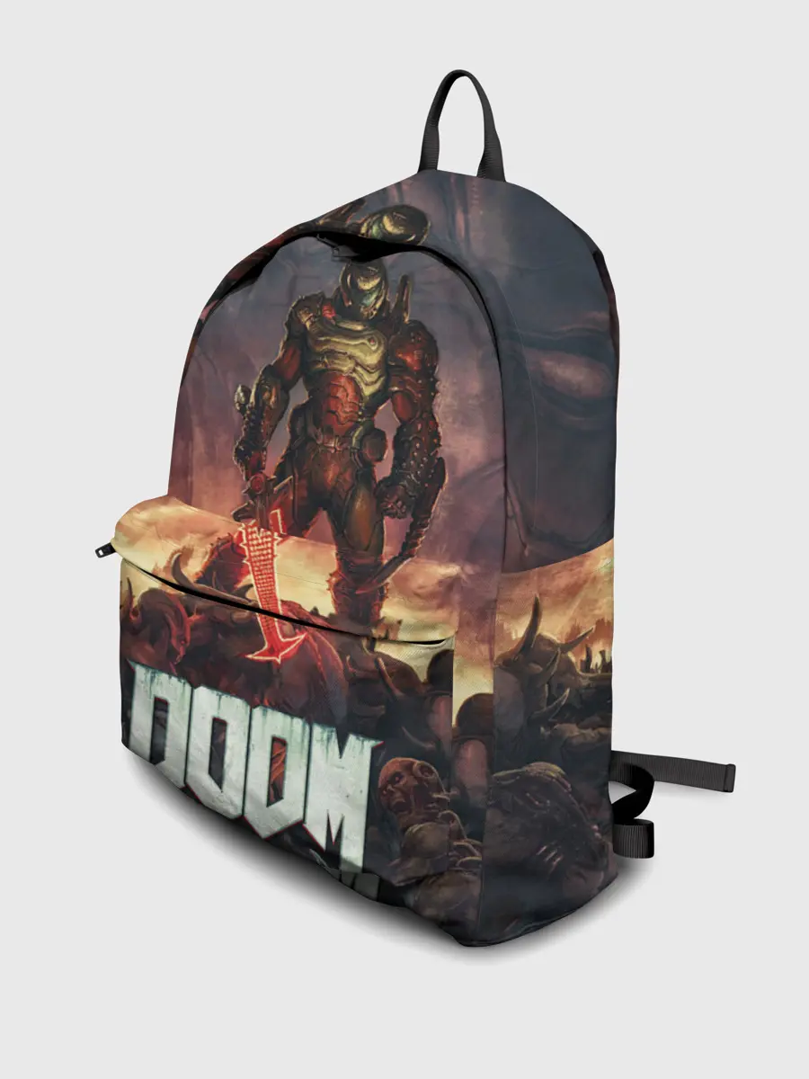 Рюкзак джинсовый / DOOM ETERNAL