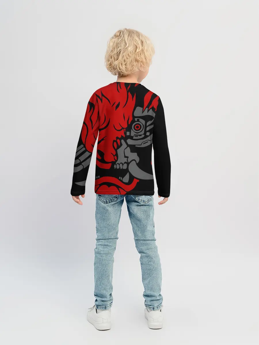 Детский лонгслив / CyberPunk 2077 | SAMURAI KEANU