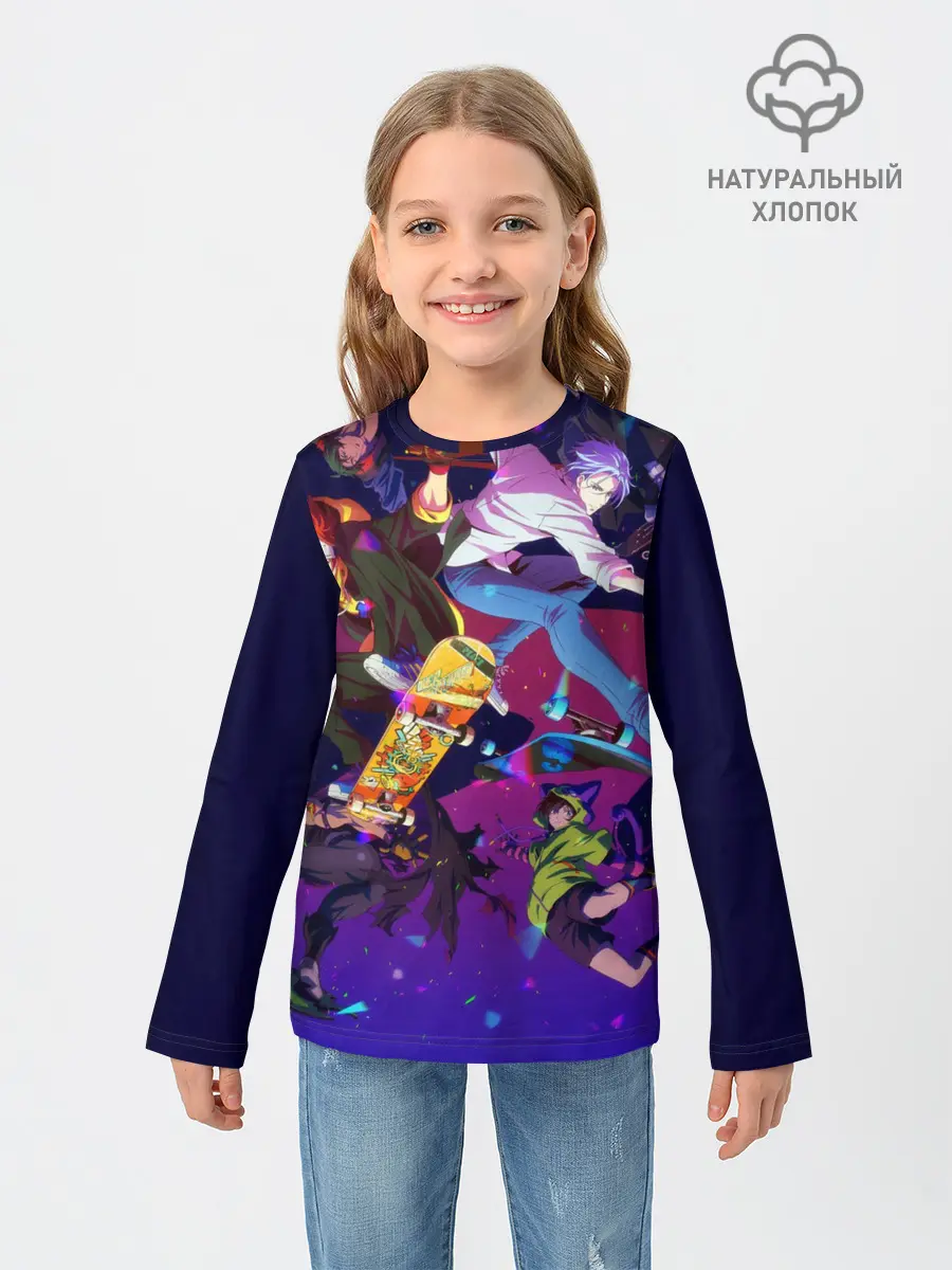 Детский лонгслив / SK8 the Infinity