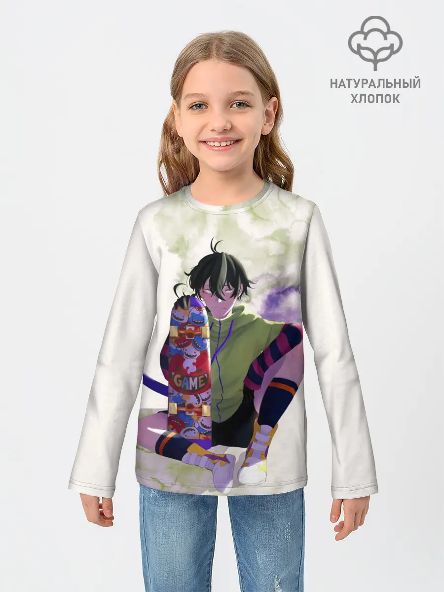 Детский лонгслив / SK8 the Infinity