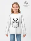Детский лонгслив / Панда В Кармане