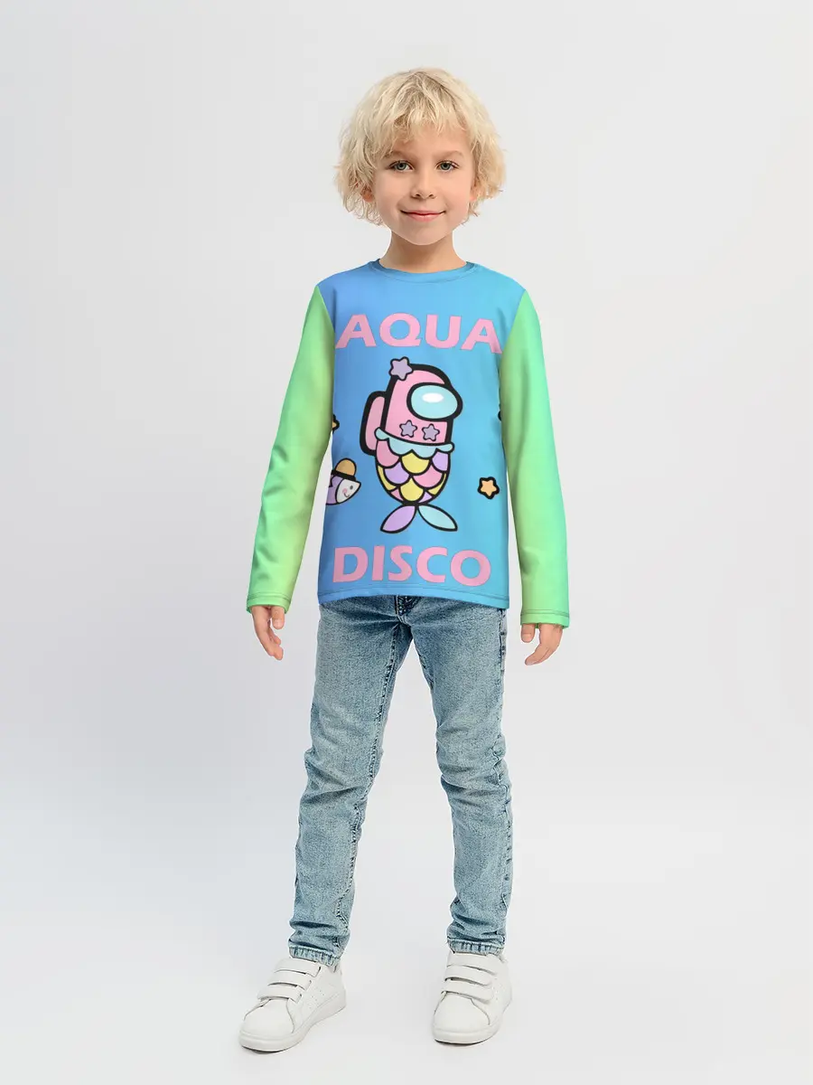Детский лонгслив / Aqua Among As