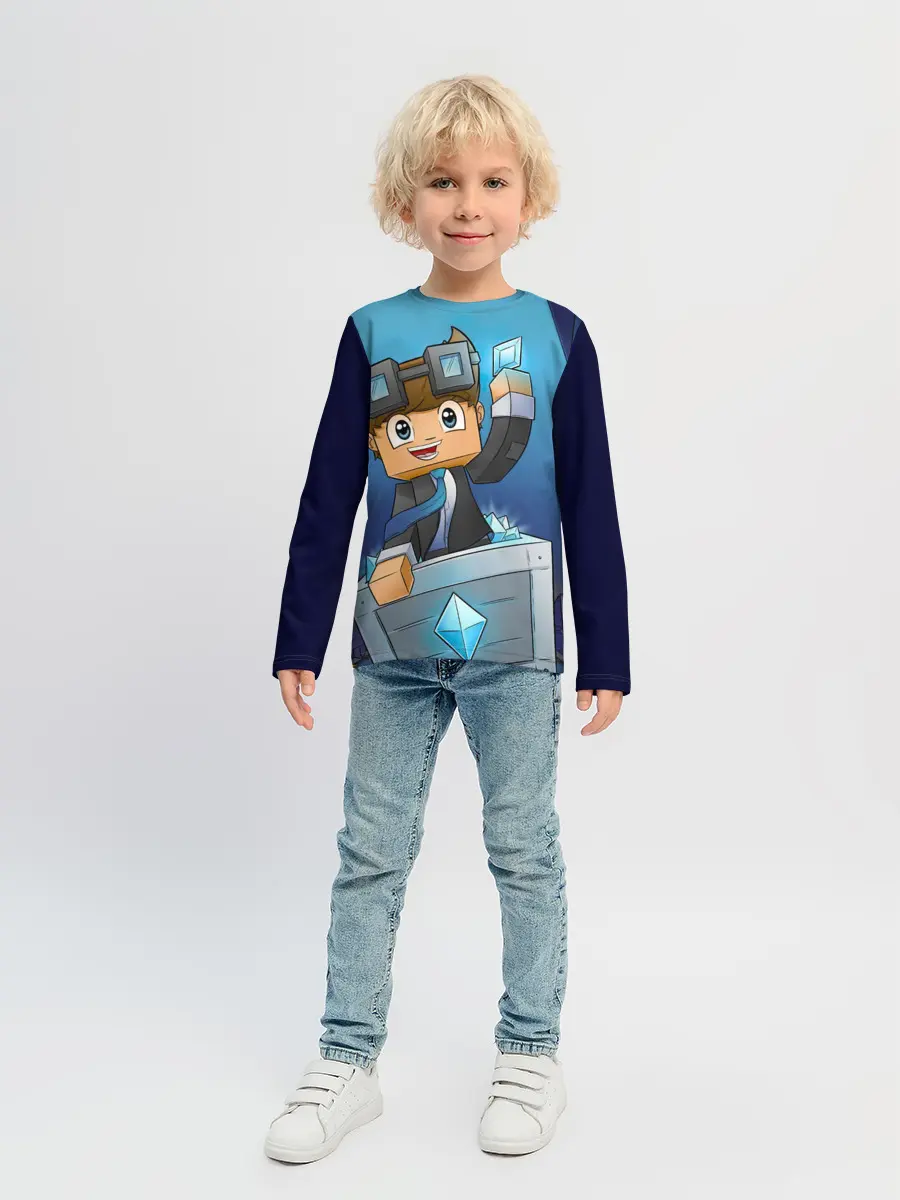 Детский лонгслив / Minecraft