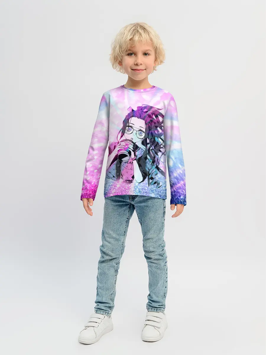 Детский лонгслив / Незуко Камадо