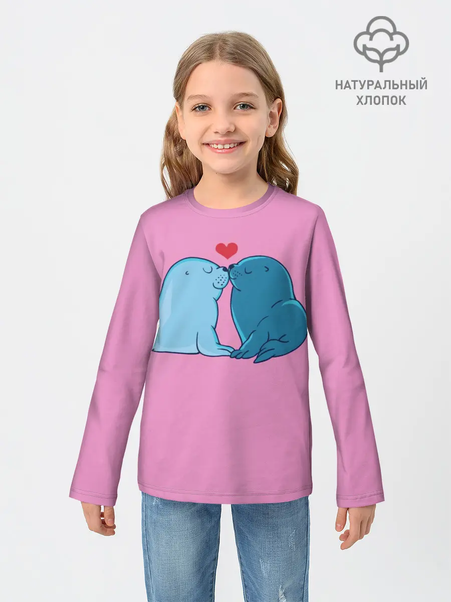 Детский лонгслив / Любовь