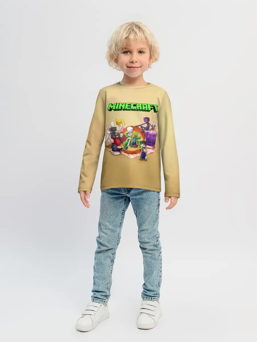 Детский лонгслив / Minecraft