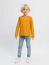 Детский лонгслив / Цвет Шафран