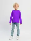 Детский лонгслив / Фиолетовый