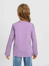 Детский лонгслив / Глициниевый цвет