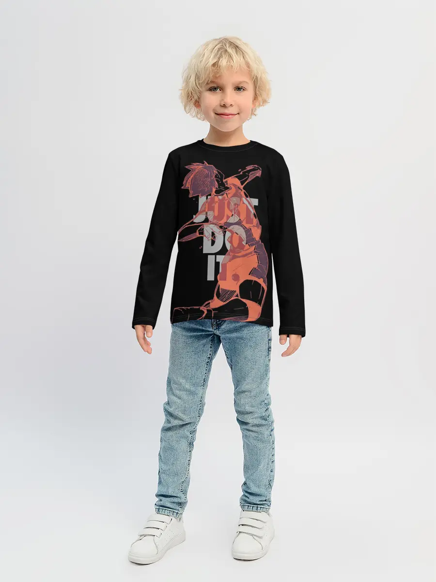 Детский лонгслив / Hinata Haikyuu just do it