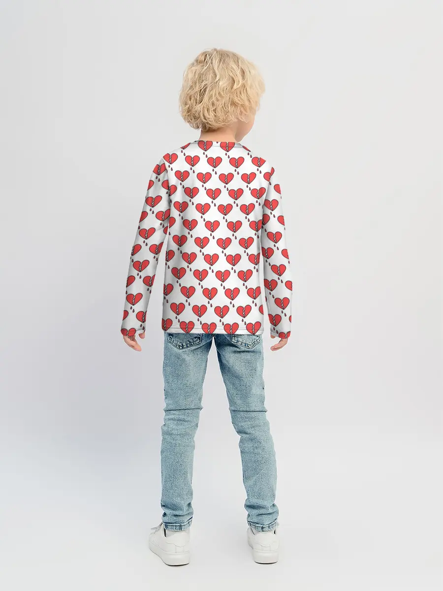 Детский лонгслив / Разбитое Сердце