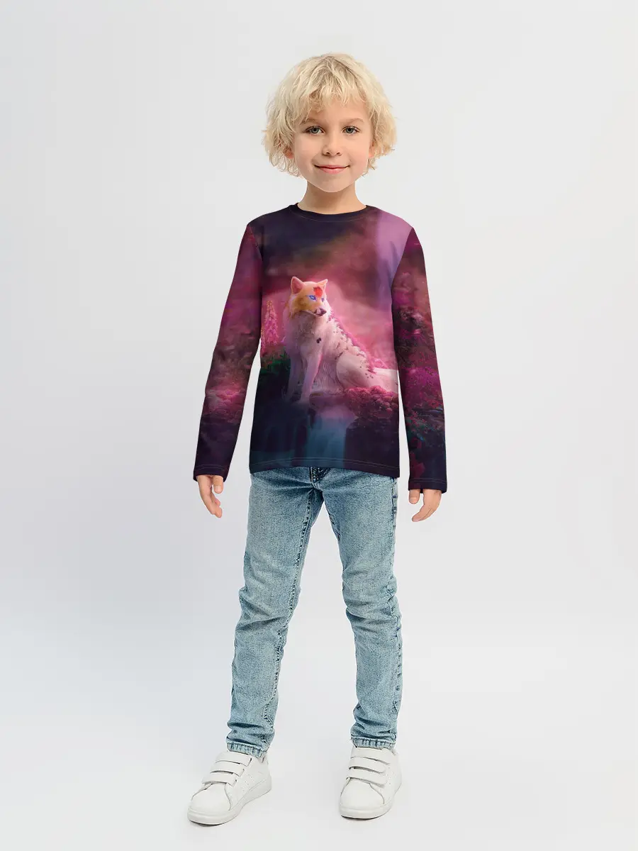Детский лонгслив / Лисичка