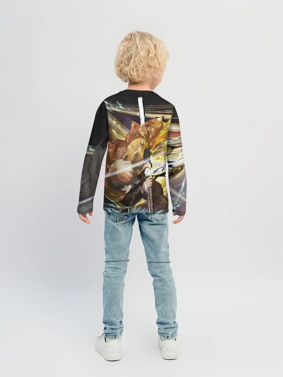 Детский лонгслив / Зиницу Агацума Клинок демонов