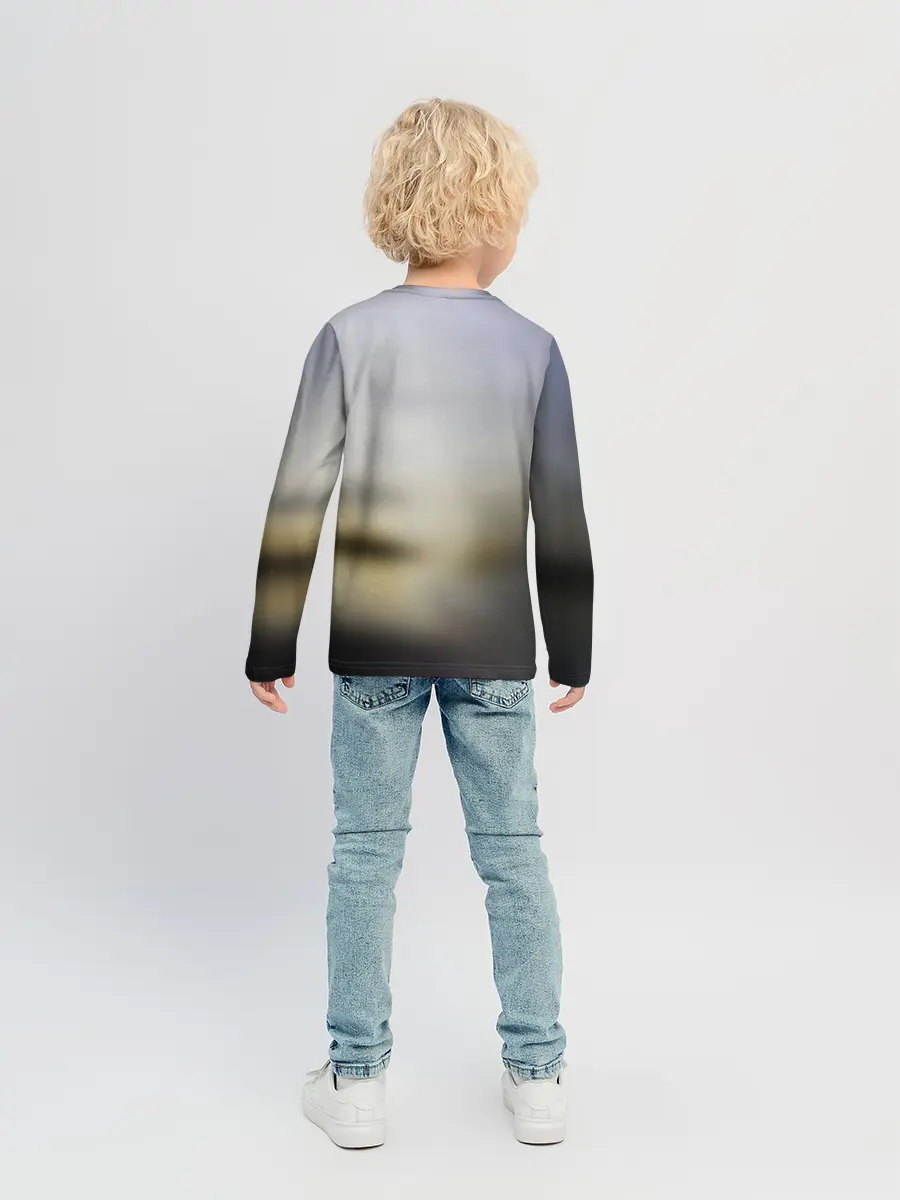 Детский лонгслив / Tesla Roadster