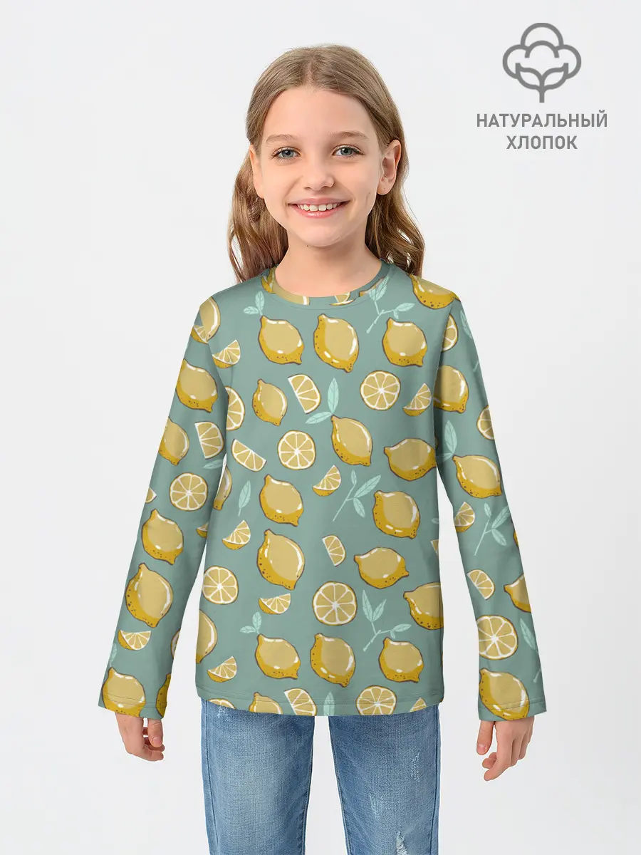 Детский лонгслив / Lemon