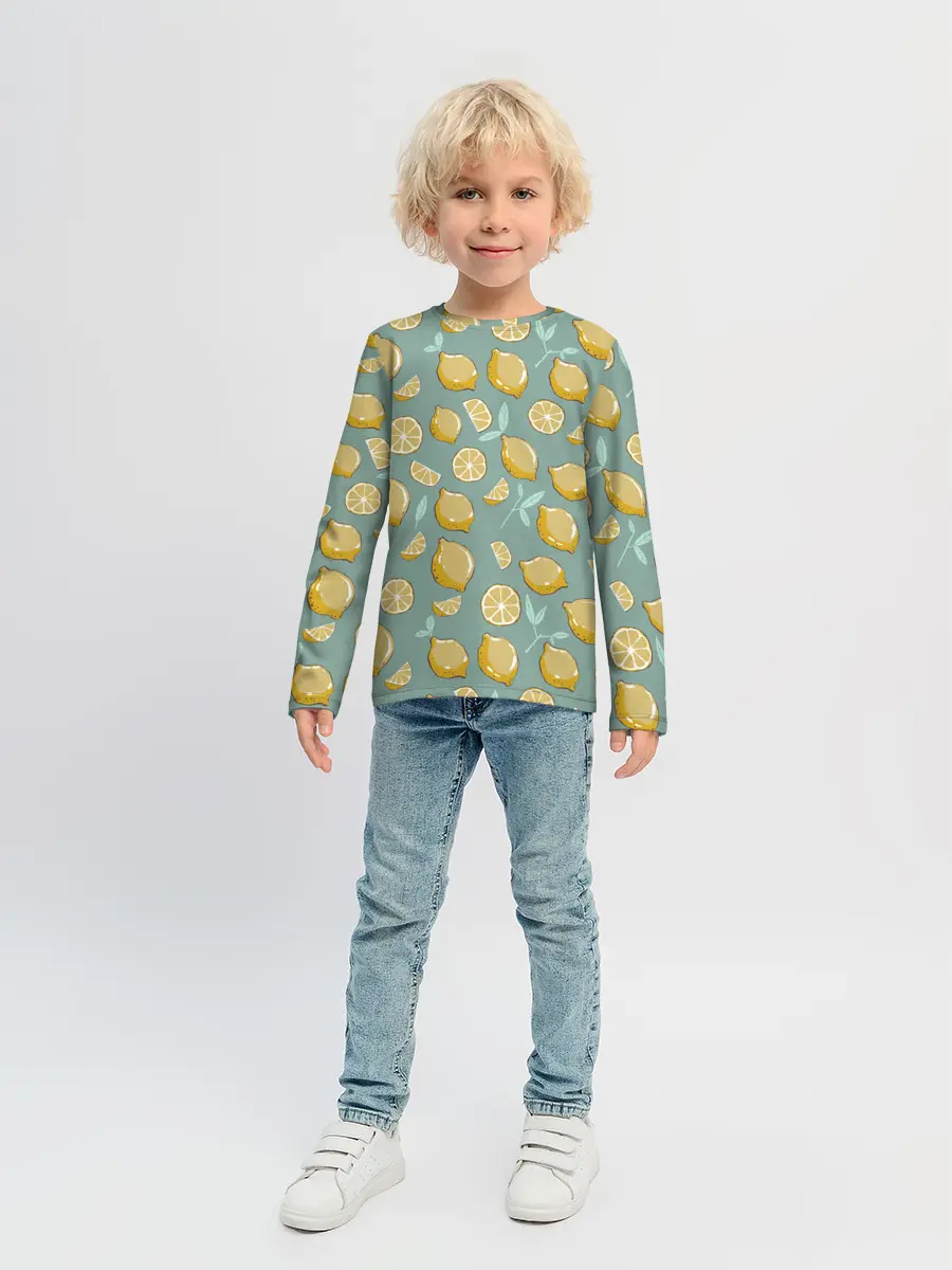Детский лонгслив / Lemon