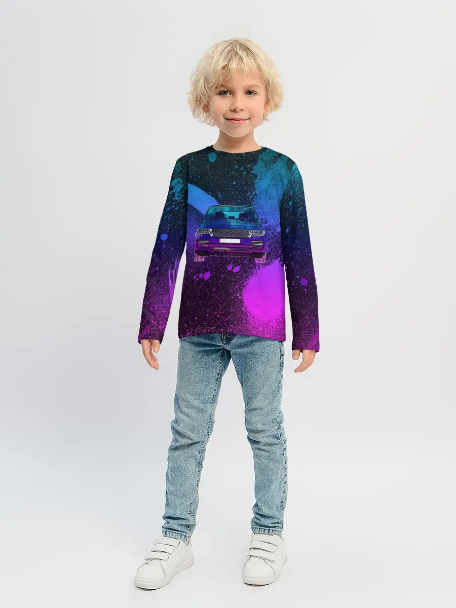 Детский лонгслив / LAND ROVER NEON