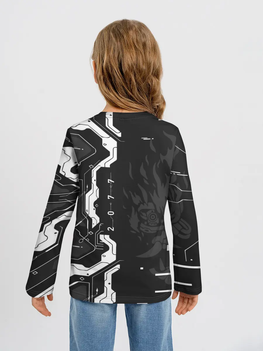 Детский лонгслив / Cyberpunk 2077 Tech