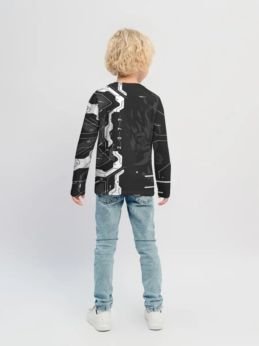 Детский лонгслив / Cyberpunk 2077 Tech