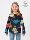 Детский лонгслив / Космические котики