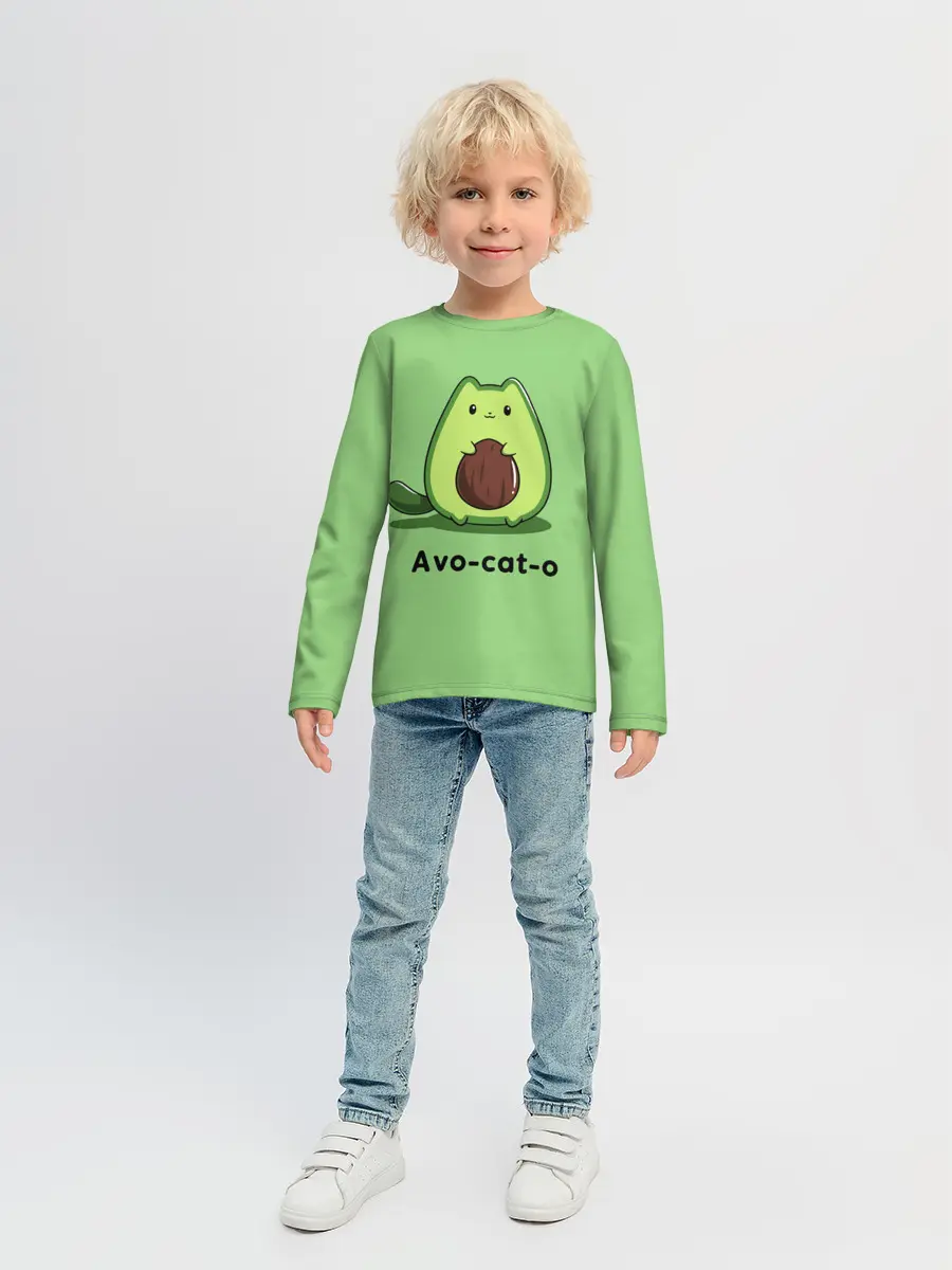 Детский лонгслив / Avo - cat - o