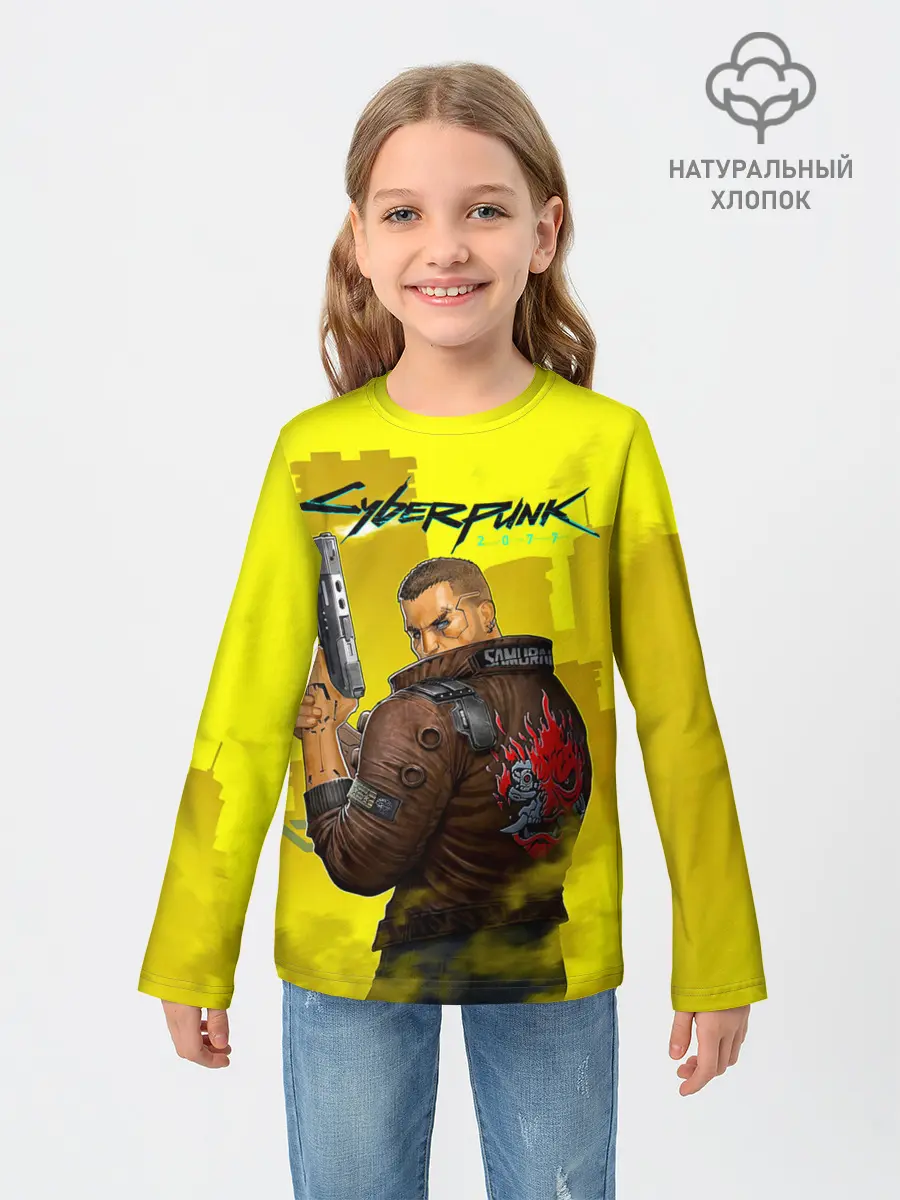 Детский лонгслив / Cyberpunk 2077