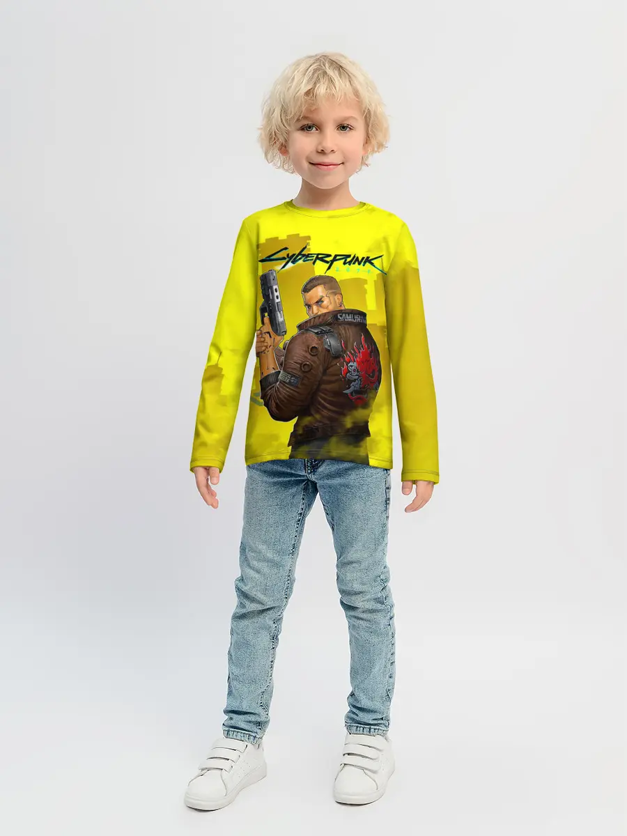 Детский лонгслив / Cyberpunk 2077