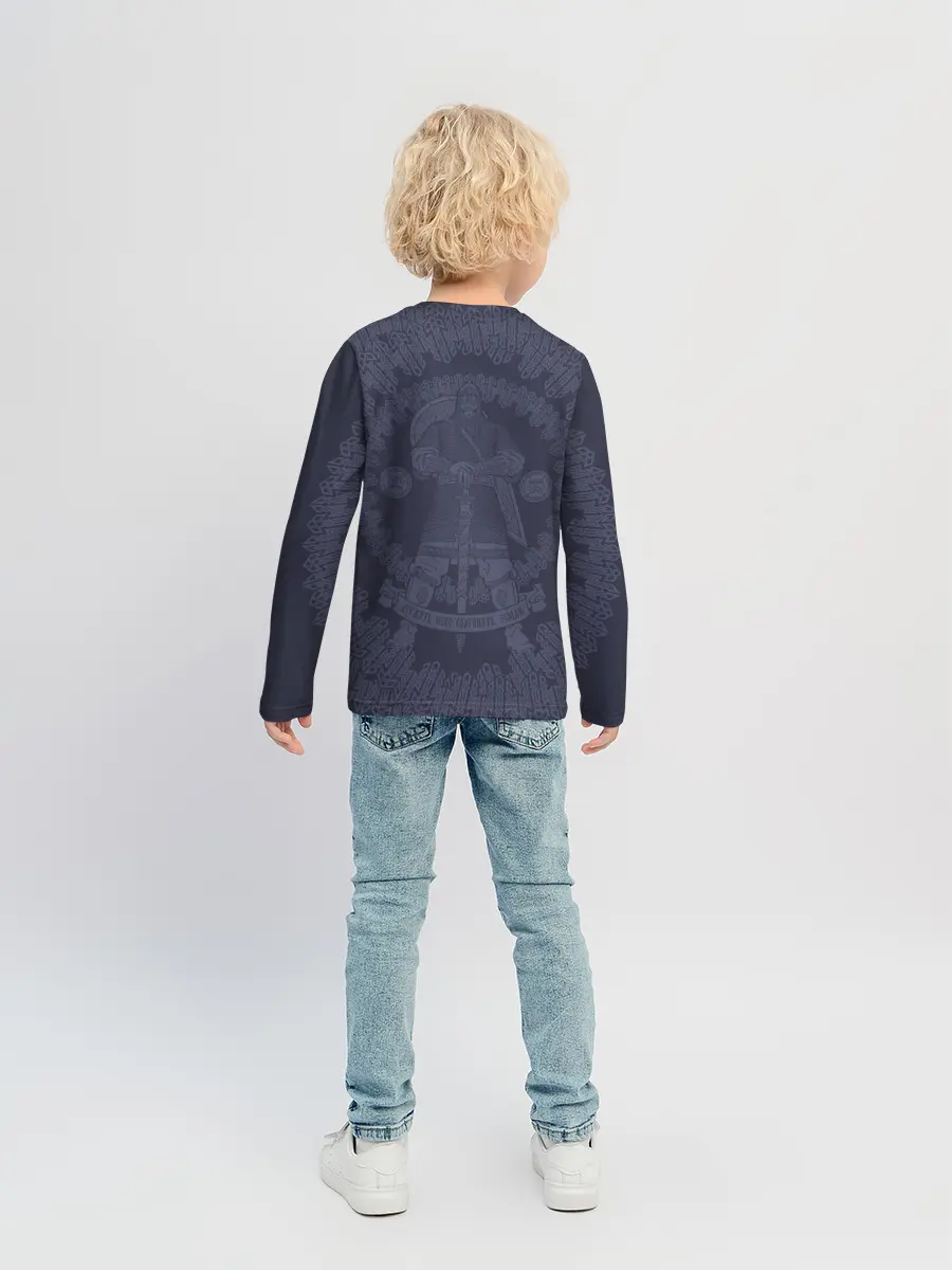 Детский лонгслив / Русский богатырь