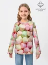 Детский лонгслив / маршмэлов зефирки нежные