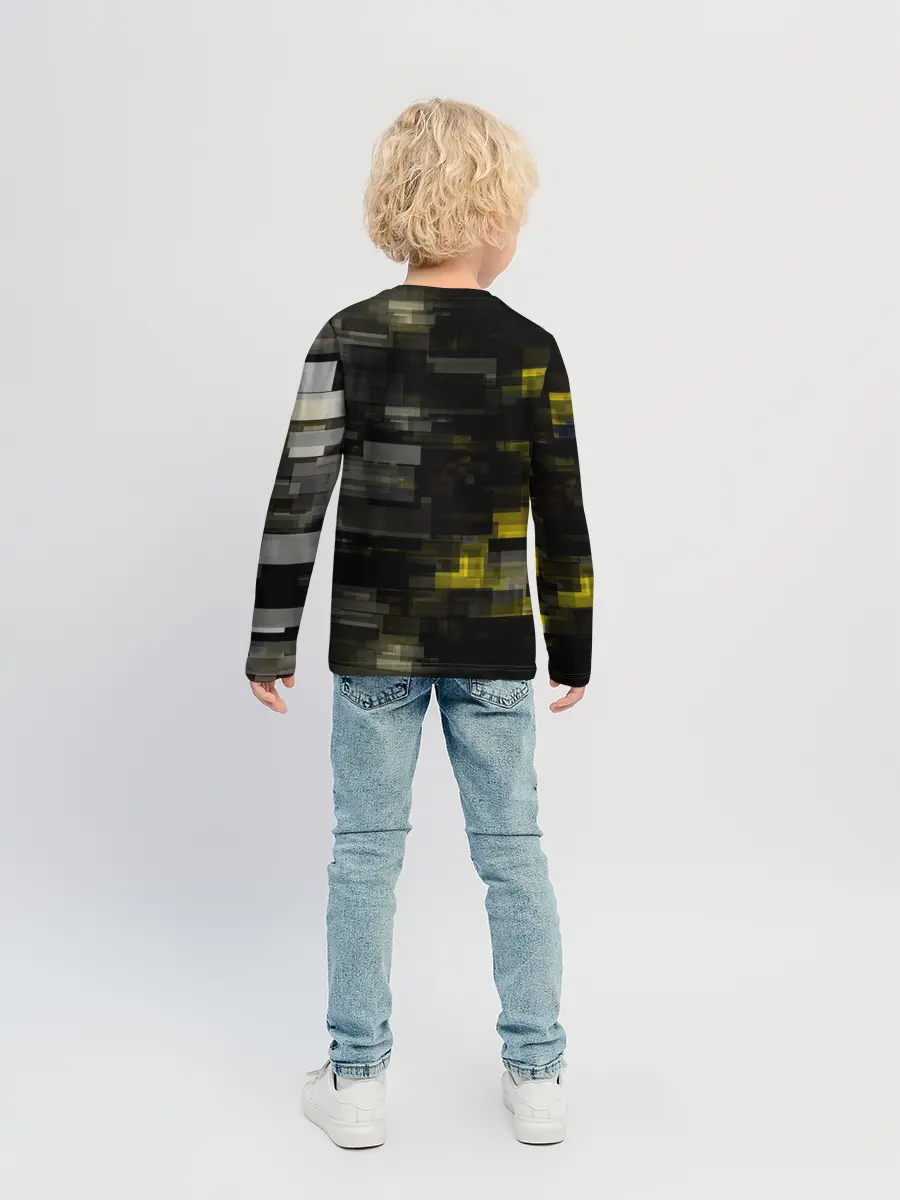 Детский лонгслив / MILITECH камуфляж Cyberpunk 2077