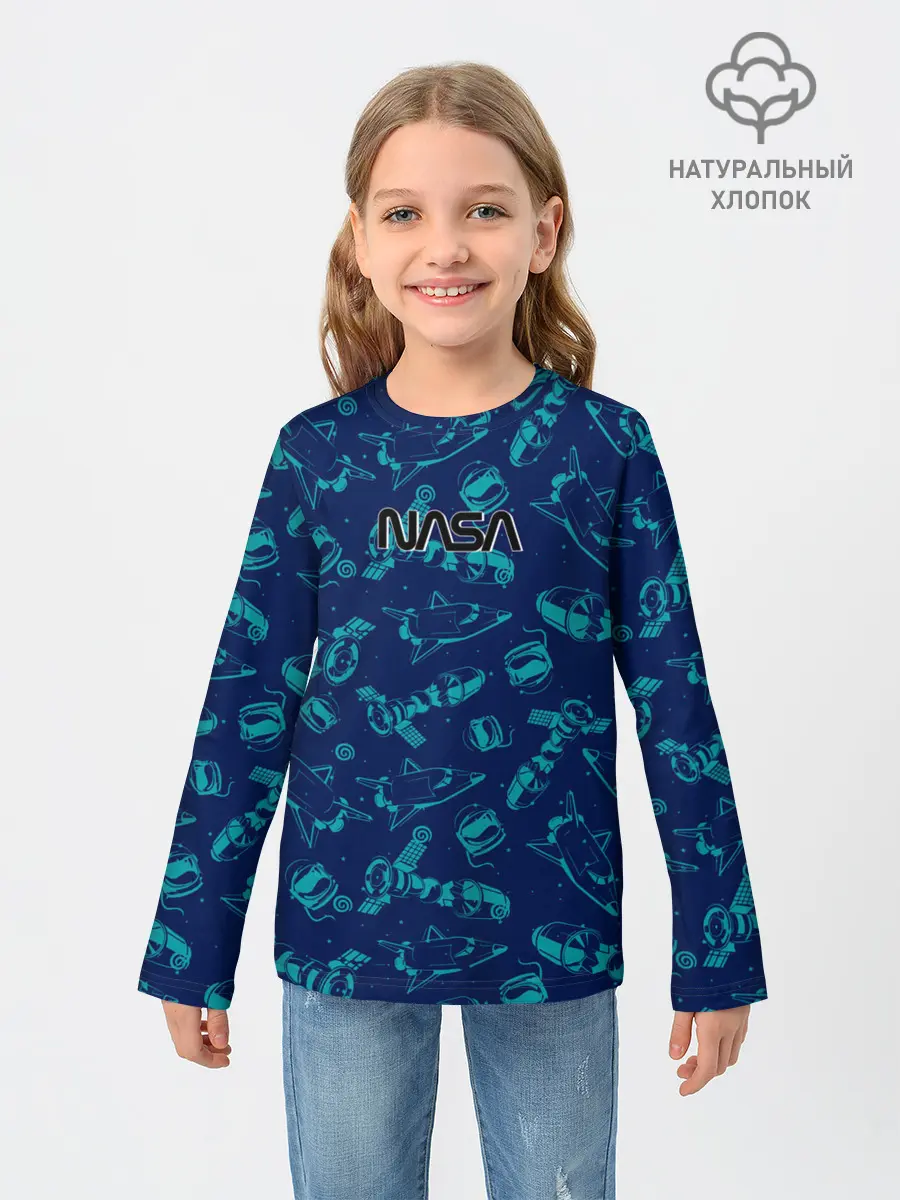 Детский лонгслив / NASA