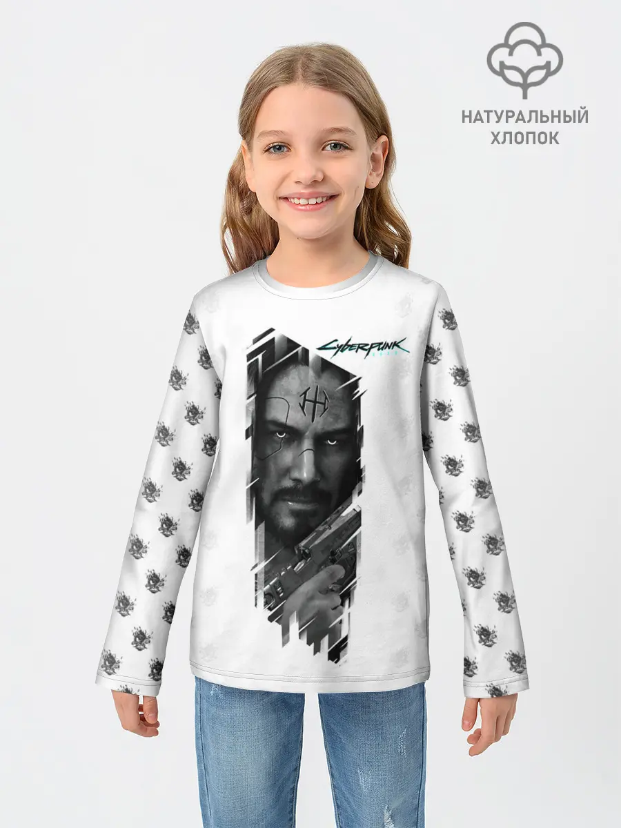 Детский лонгслив / Cyberpunk 2077
