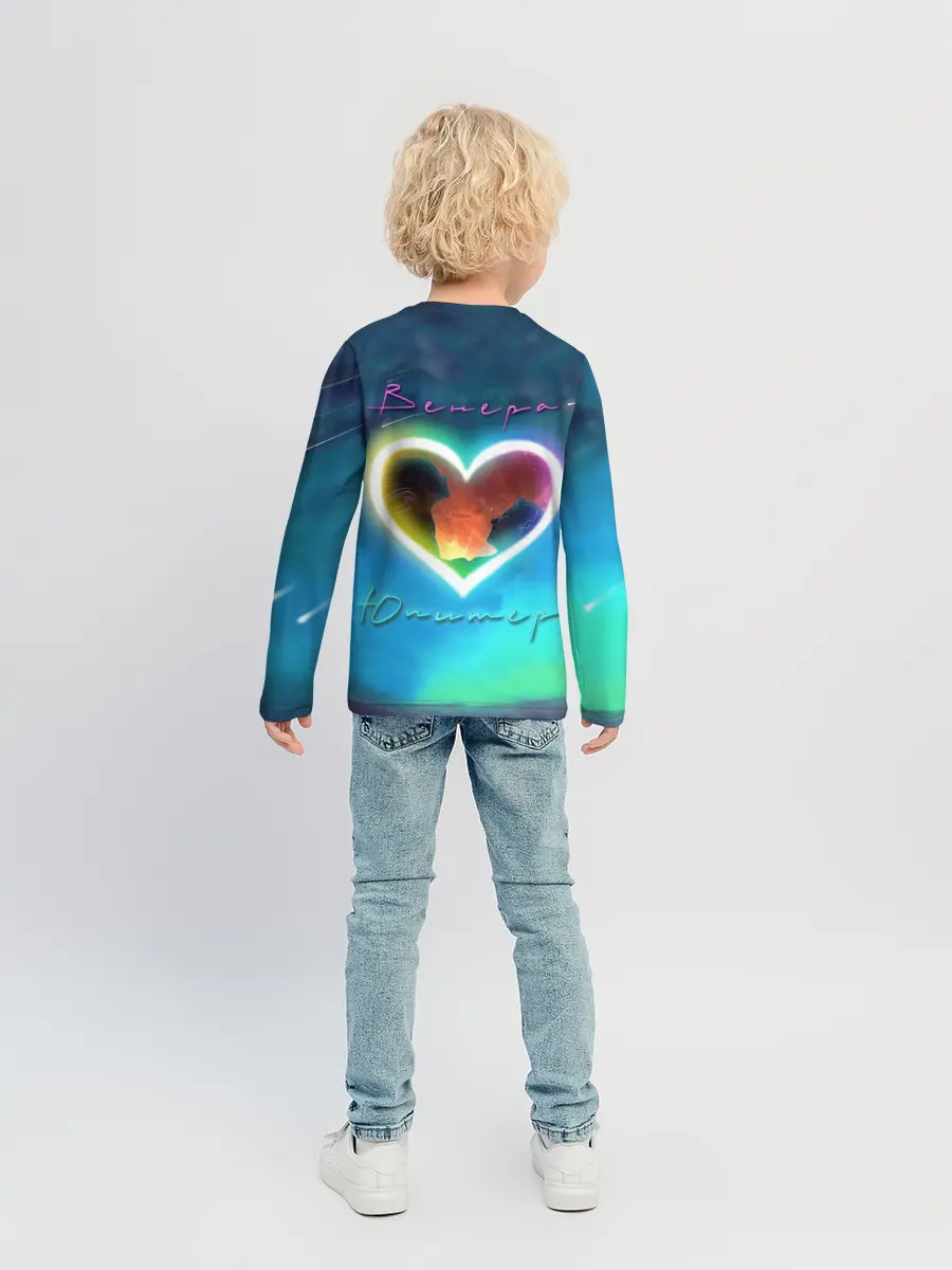 Детский лонгслив / Ваня Дмитриенко Венера-Юпитер