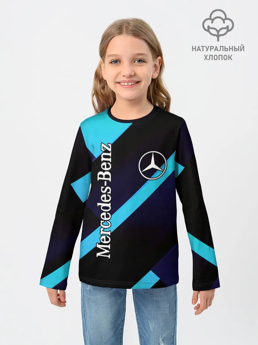 Детский лонгслив / Mercedes Benz