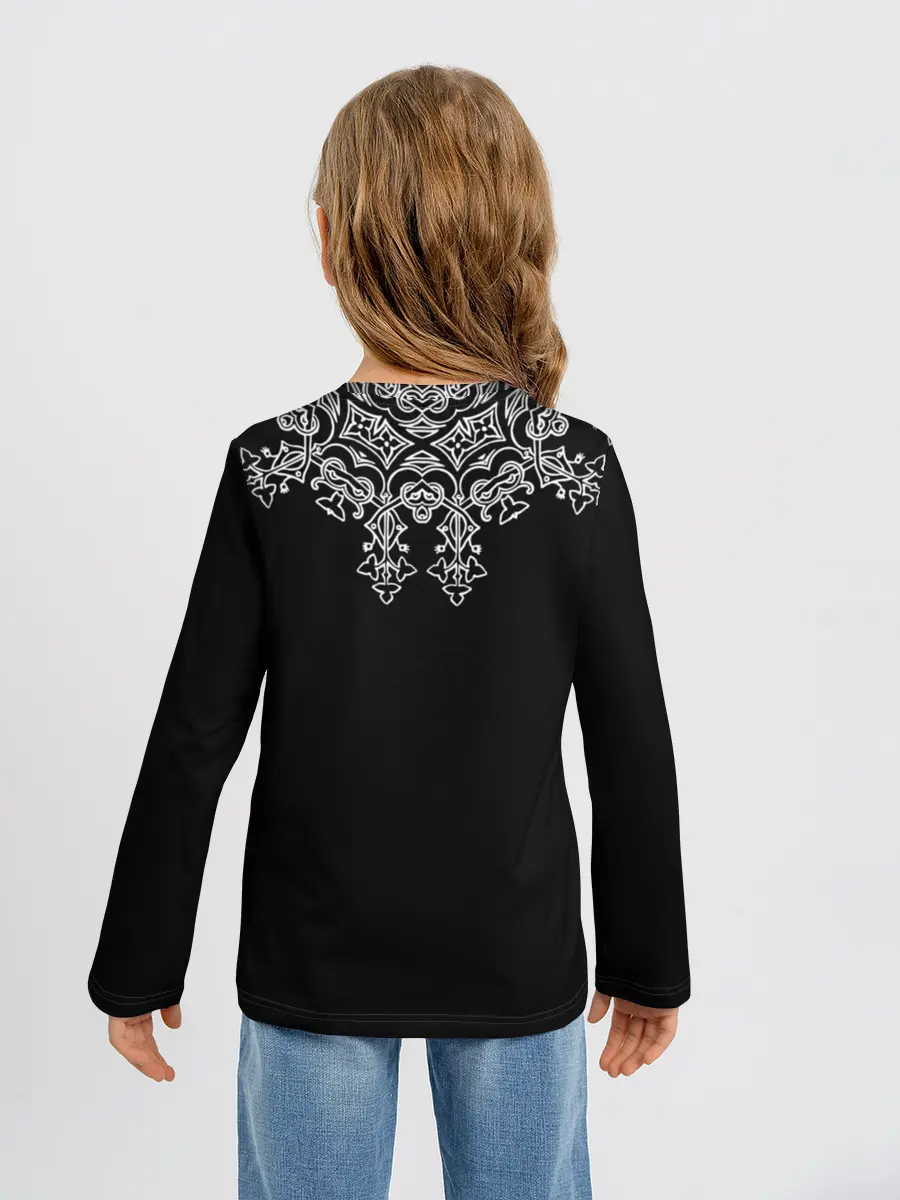 Детский лонгслив / Узоры