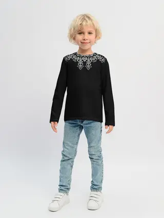 Детский лонгслив / Узоры