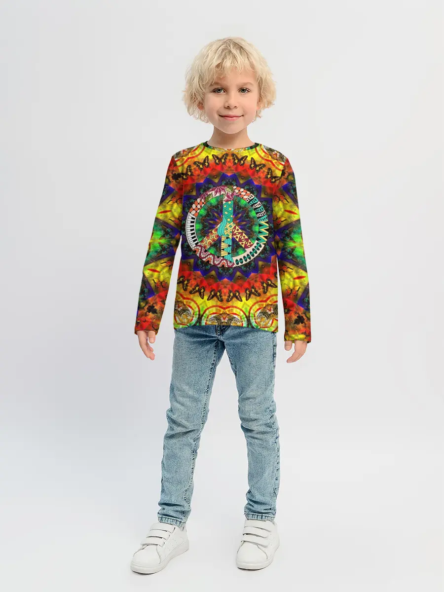 Детский лонгслив / Хиппи