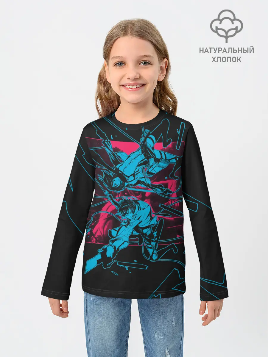 Детский лонгслив / Схватка против Титанов