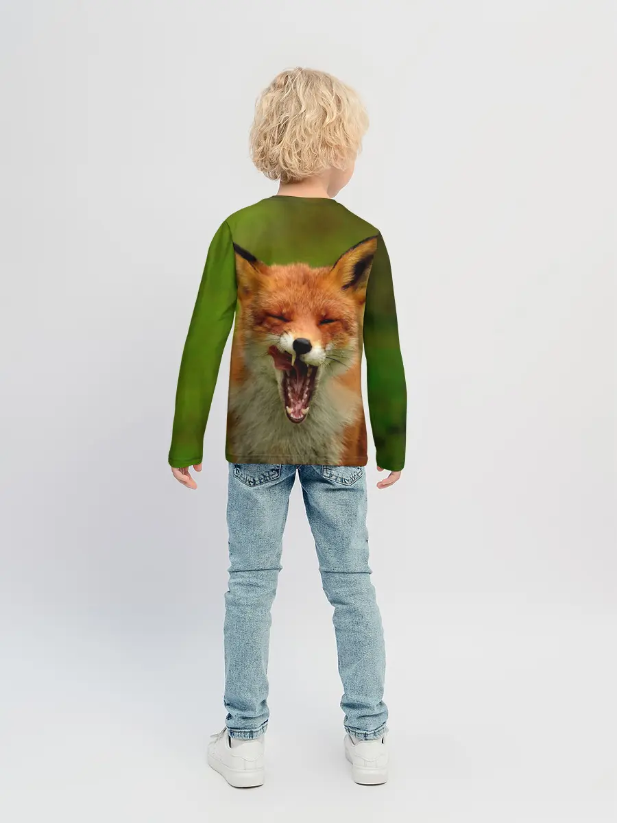 Детский лонгслив / Лисица