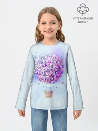 Детский лонгслив / Air flowers