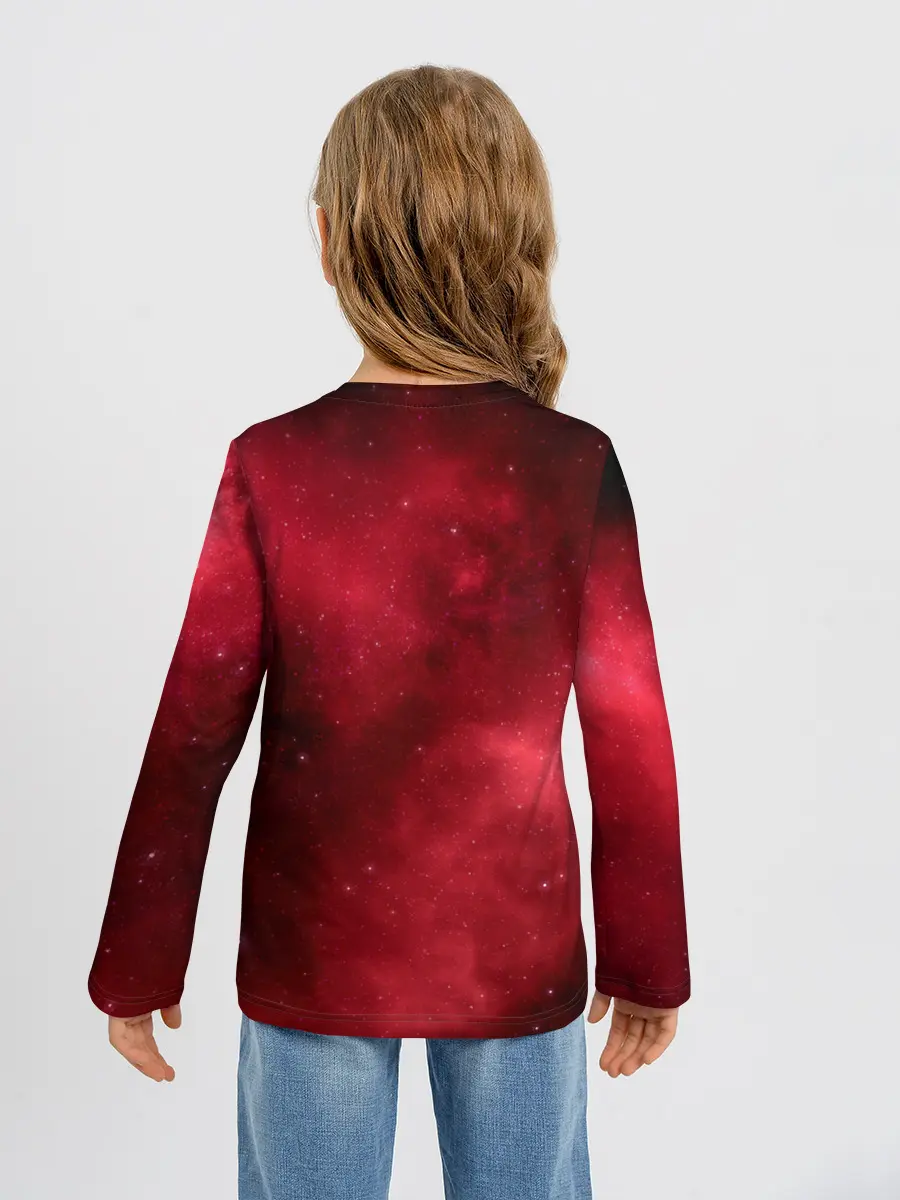 Детский лонгслив / Космическая пыль