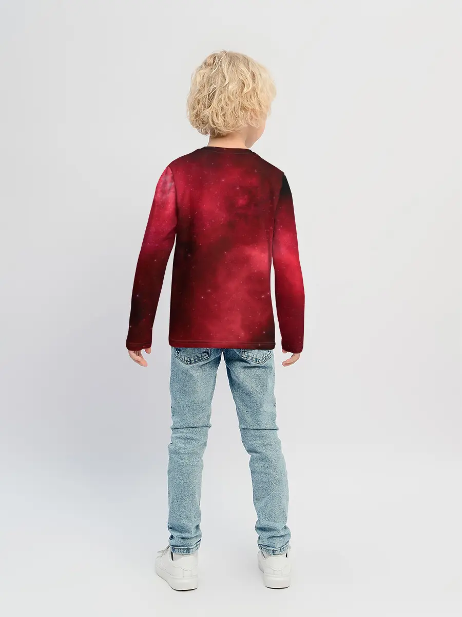Детский лонгслив / Космическая пыль