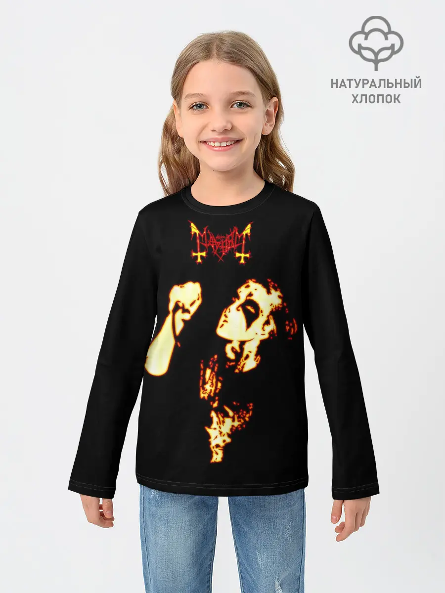 Детский лонгслив / Mayhem