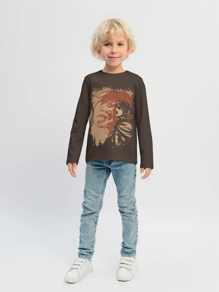Детский лонгслив / Эрен Йегер