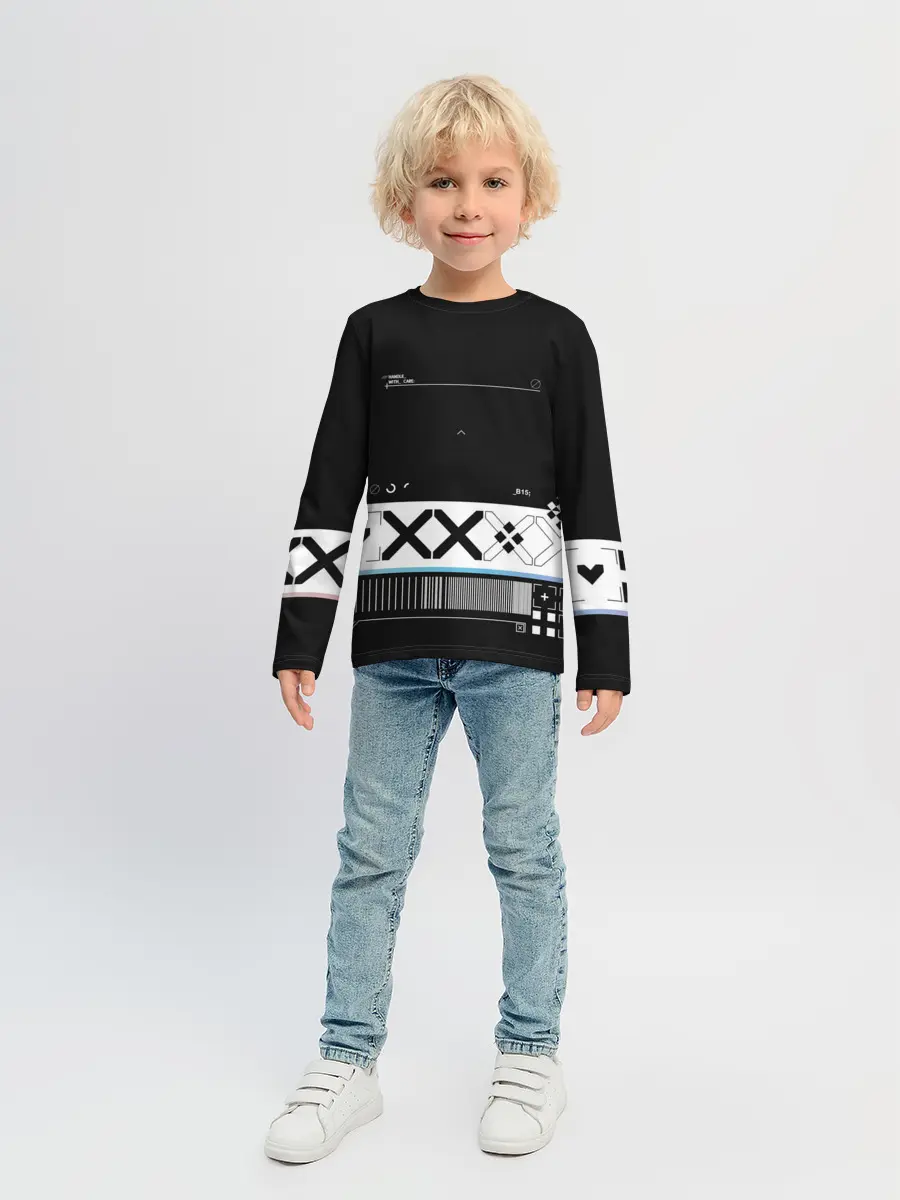 Детский лонгслив / Printstream | Поток информации